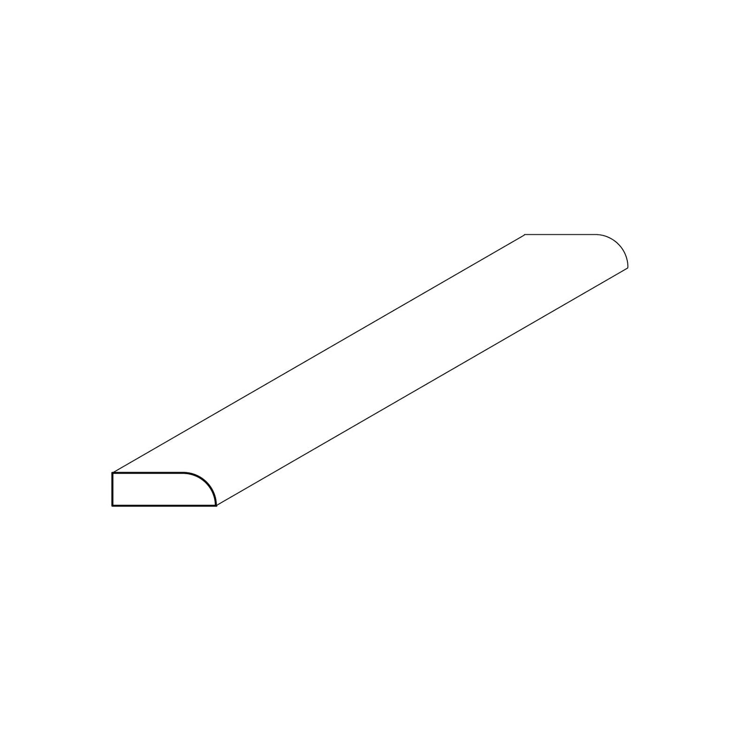 Scribe Molding. 8' Stick.