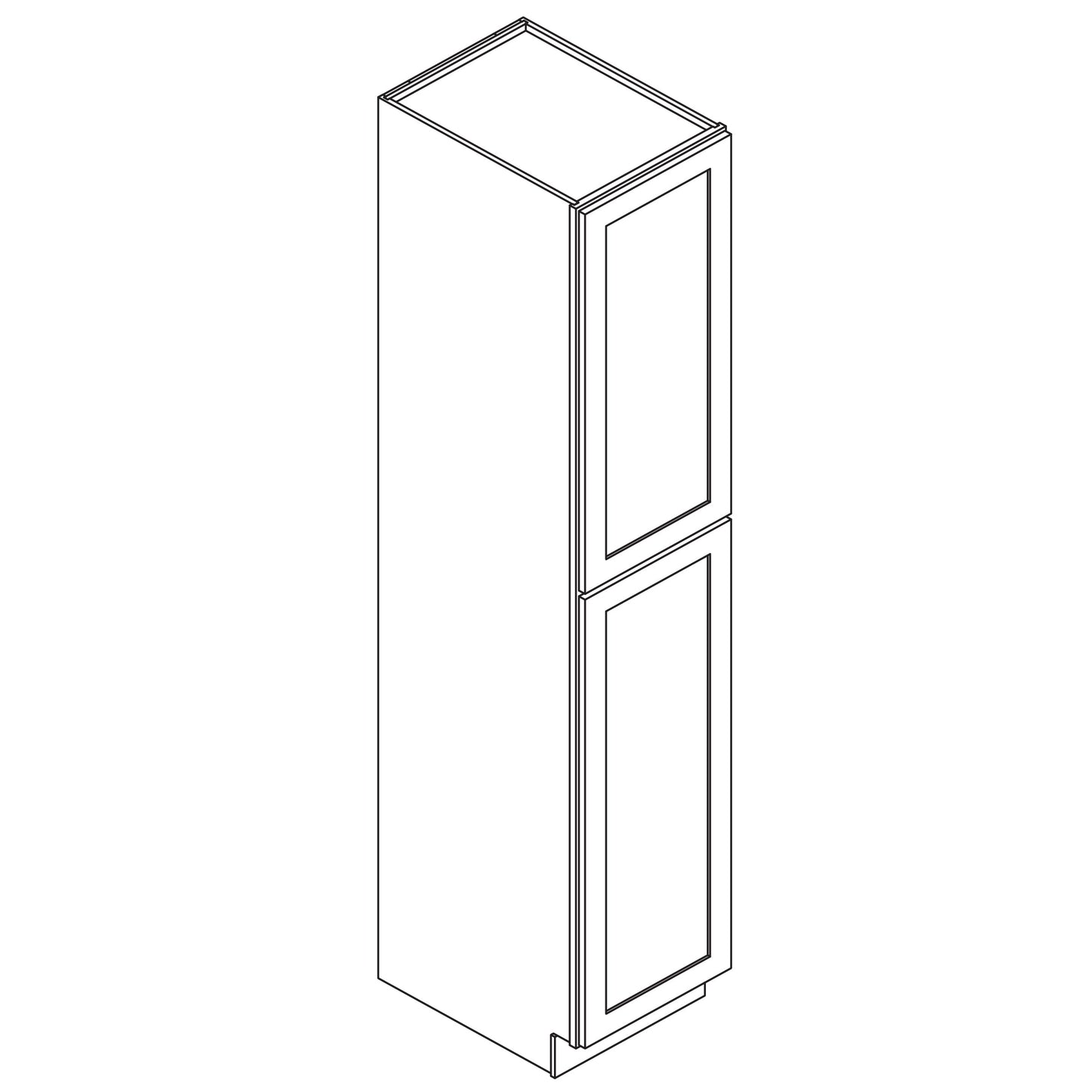 Utility 18" Wide, 96" High, 24" Deep