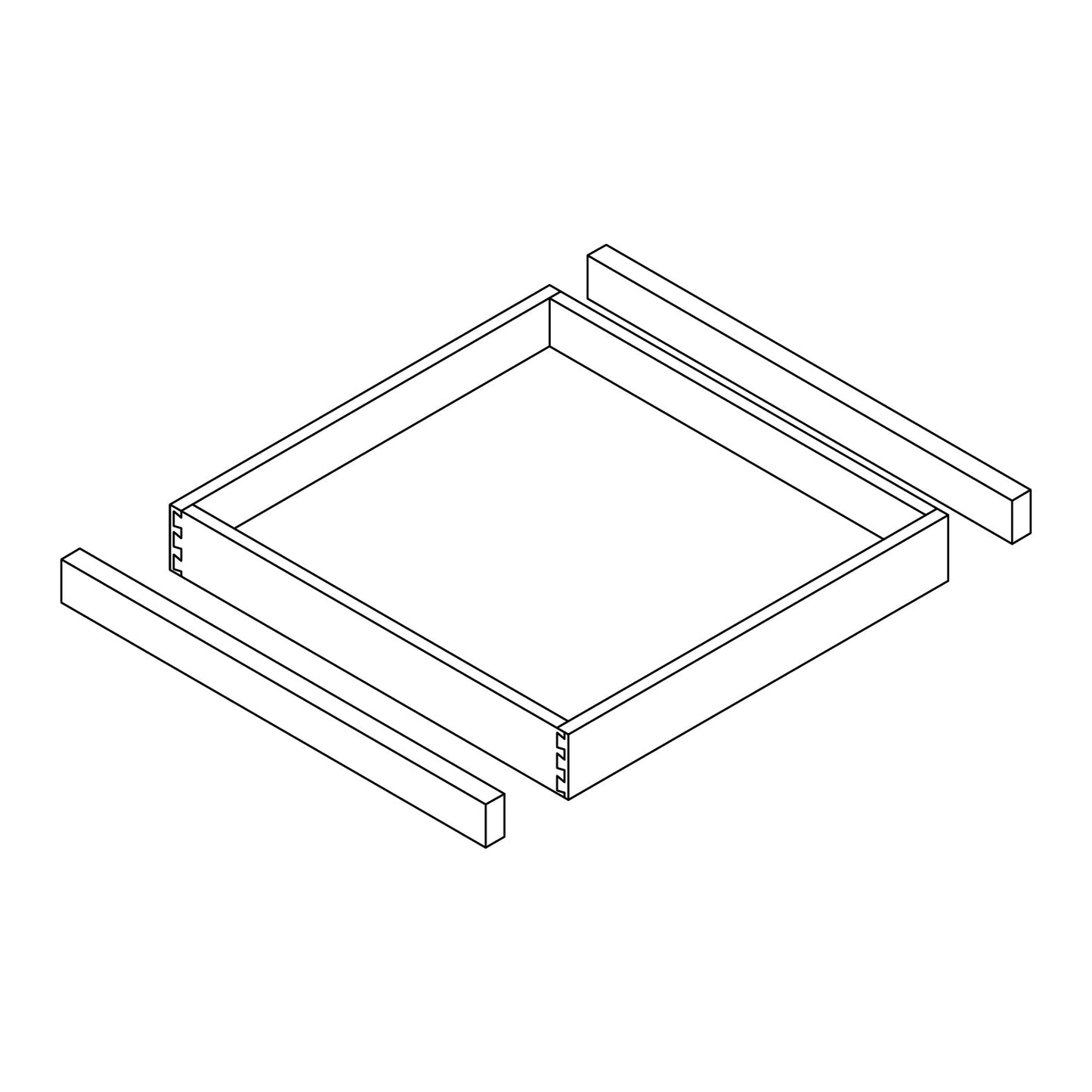 Rollout Tray Kit. 18" Wide.
