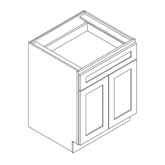 Base 27" Wide, Single Drawer, Double Door