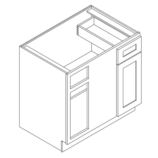 Blind Base 36" Wide (27" Cabinet, 9" Blind)