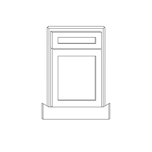 Corner Sink Front 36" Wide.