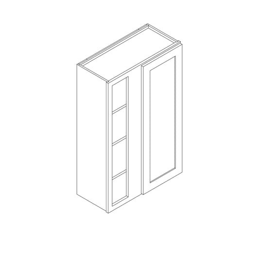 Wall Blind Corner 27" Wide 42" High, Single Door
