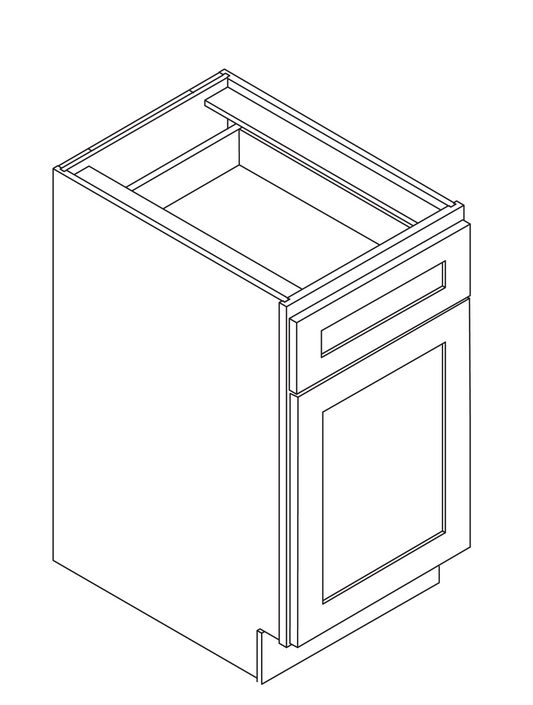 Base 18" Wide, Single Drawer